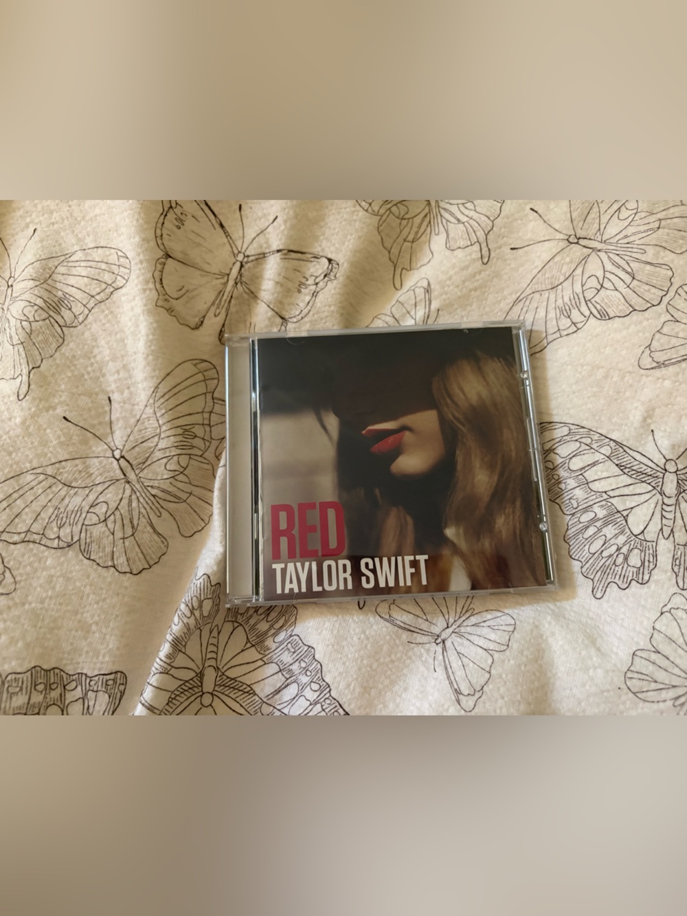 Taylor Swift Red Album CD with Black and Red Cover